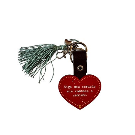 Chaveiro Especial Siga seu coracao Amanhã te conto um segredo