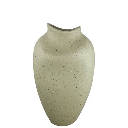 VASO EM CERAMICA DECORATIVO ATOMO II 34X18X21