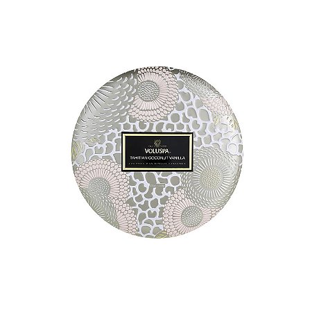 VELA LATA 3 PAVIOS 60H TAHITIAN COCONUT VANILLA 340g VOLUSPA