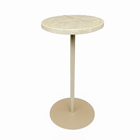 MESA DE CANTO ESSENCIA FUSION EM MARMORE 53CM