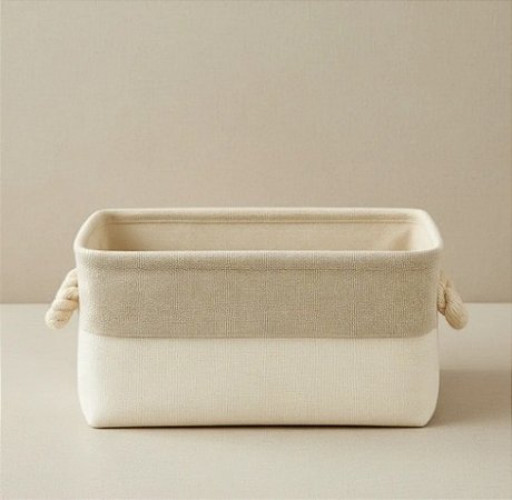 Cesto Organizador Urban Linho e Algodão