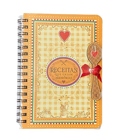 Caderneta G Receitas Memorias 15,2X 21,8 - 80Fls Com Pauta