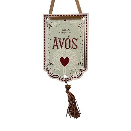 Flamula Oracao dos Avos Amanhã te conto um segredo 15X10CM