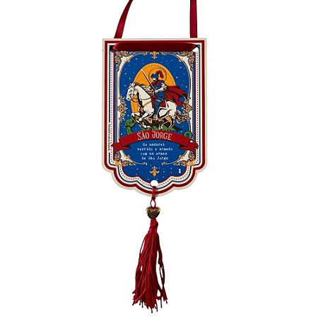 Flamula Sao Jorge Amanhã te conto um segredo 15x10cm