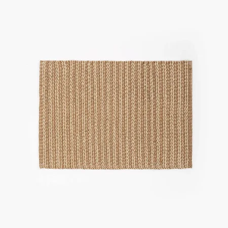TAPETE JUTA TRAMADO 60X90 NATURAL CLO CASA