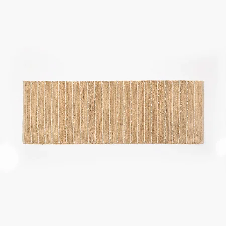 TAPETE PASSADEIRA POA JUTA E LA NEUTRO 60X180 NATURAL