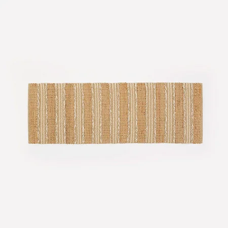 TAPETE PASSADEIRA TRANCADO JUTA LA NEUTRO 60X180 NATURAL