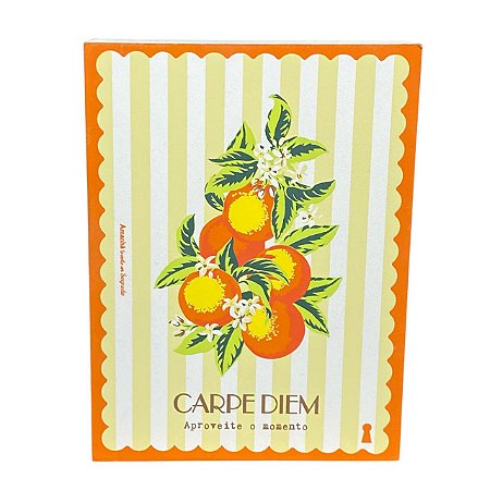 Quadro Box Laranja 15x20cm em MDF