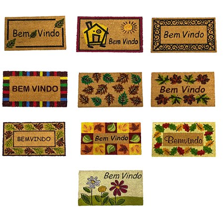 CAPACHO FIBRA DE COCO SORTIDO 33x60cm Via Star