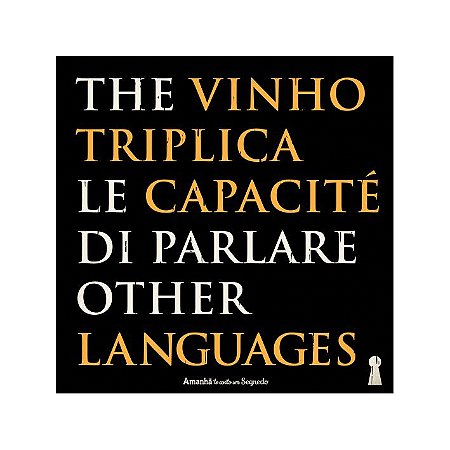 Imã Porta Copos The vinho triplica