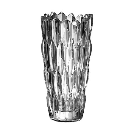 Vaso de Vidro Incolor Decorativo