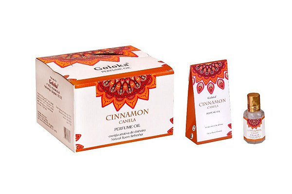 Oleo Aromatizador Essencial Indiano Cinnamon Canela - Goloka