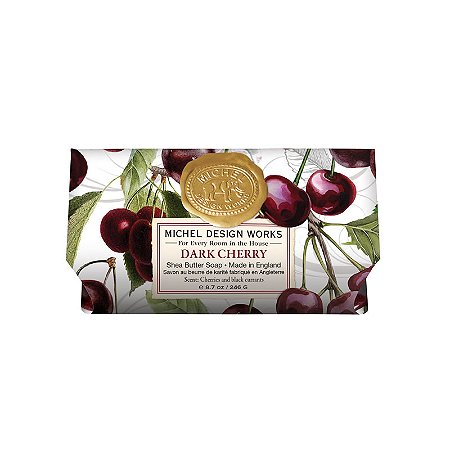 SABONETE EM BARRA 260G DARK CHERRY MICHEL DESIGN WORKS