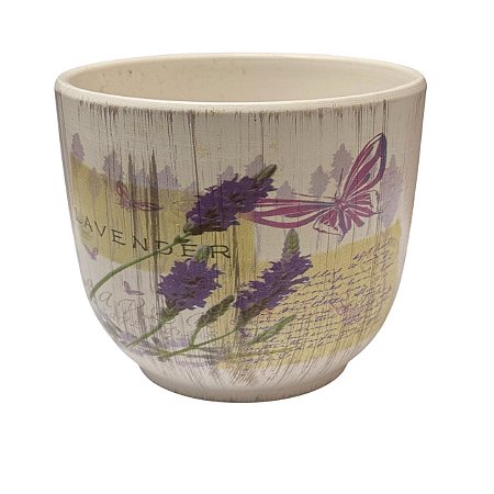 CACHEPOT VASO EM CERAMICA COLECAO LAVANDA MOD3