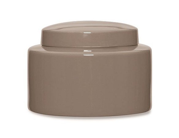 POTICHE DECORATIVO MOCCA EM CERAMICA