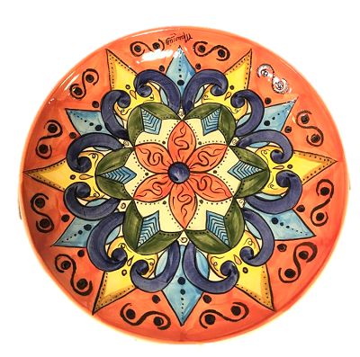 Prato Decorado em cerâmica Espanhol de Talavera  33cm