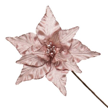 Ponsetia Decorativa Rosa 50cm
