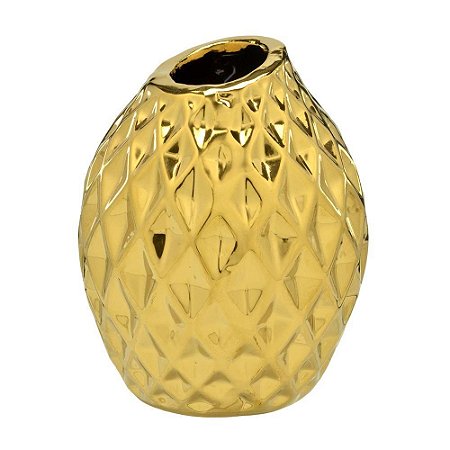 Vaso Decorativo Dourado