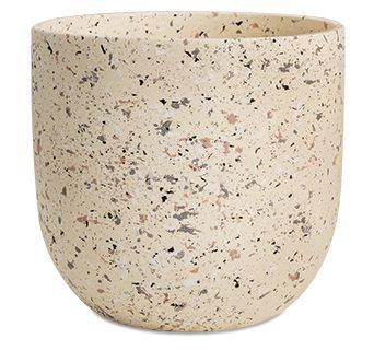Cachepot tipo Granilite Areia em cerâmica P