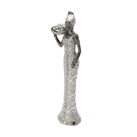 ESCULTURA BAILARINA DECOR EM RESINA