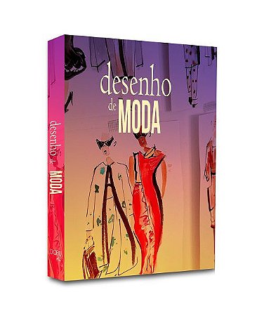 CAIXA LIVRO DECOR DESENHO DE MODA