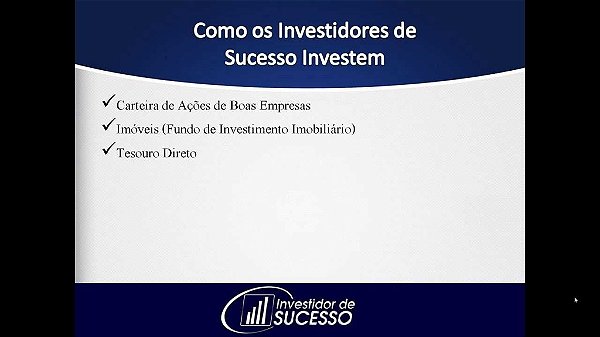 Investidor de sucesso