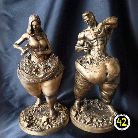 Estátua - Transformação Fitness Musculação