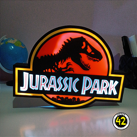 Luminária de parede - Jurassic Park