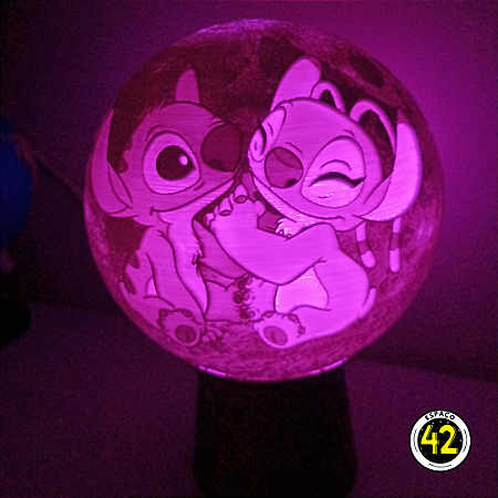 Luminaria Lua Stich