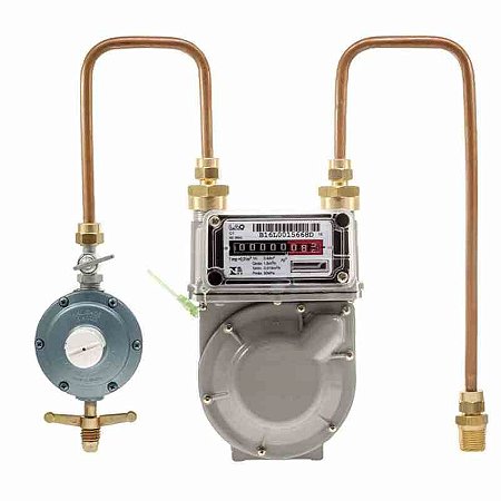 KIT MEDIDOR DE GÁS G-1.0 COM REGULADOR 7KG/H