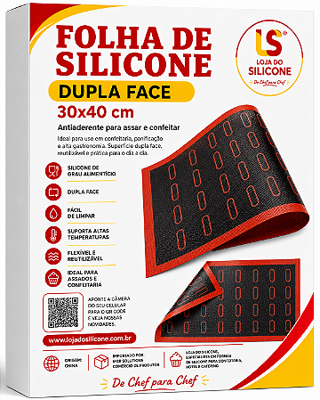 TAPETE DE SILICONE PARA ECLAIR DUPLA FACE