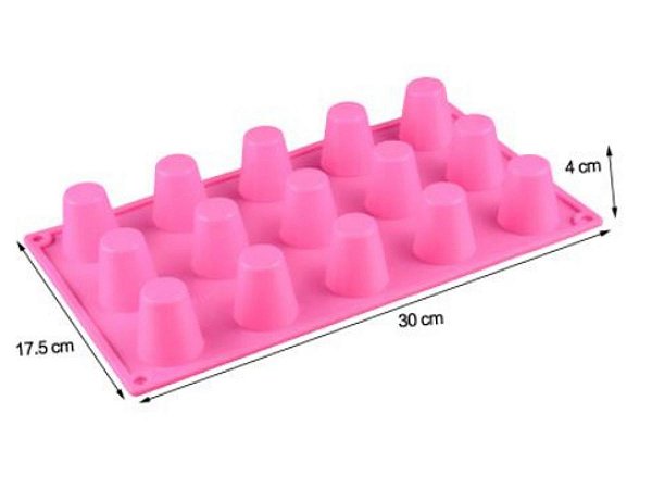 MOLDE DE SILICONE COPINHO PARA CHOCOLATE