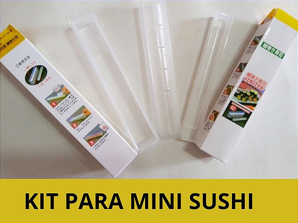 MOLDE MINI SUSHI PARA FESTAS  KIT COMPOSTO DE 3 PEÇAS
