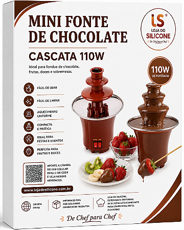 MINI FONTE DE CHOCOLATE PARA CASCATA 110W