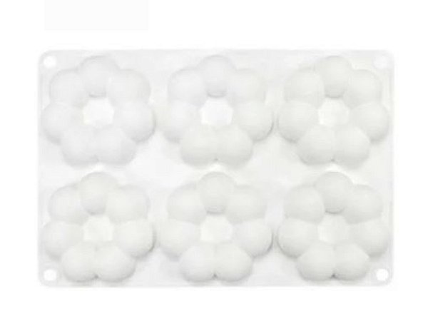 MOLDE DE SILICONE FLOR PARA DOCES E SOBREMESAS
