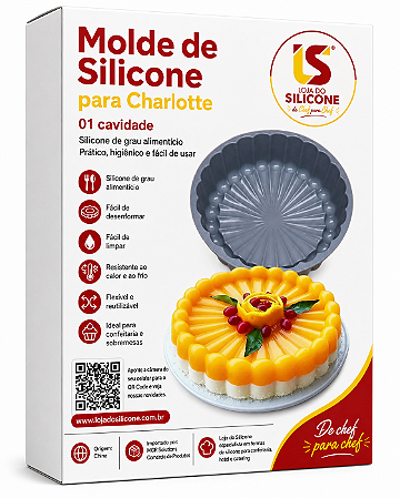 FORMA DE SILICONE PARA CHARLOTTE