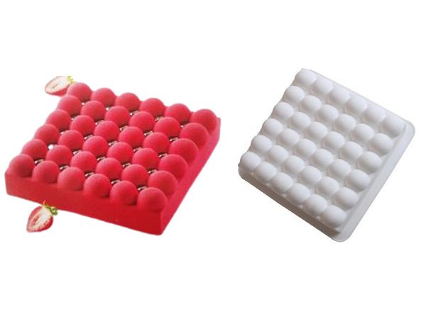 FORMA DE SILICONE  BOLINHA PARA SOBREMESAS