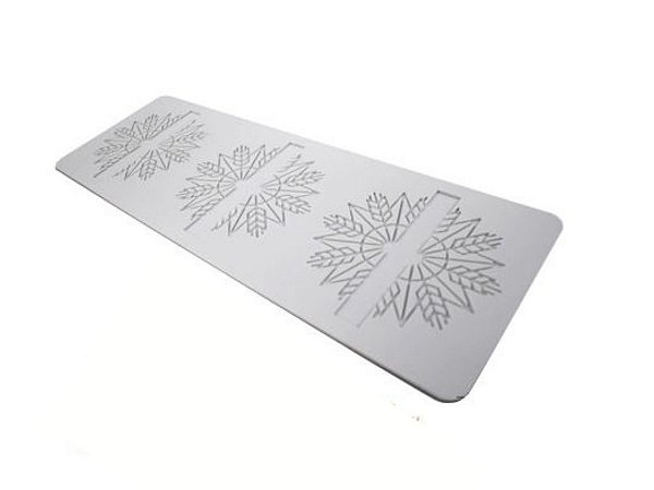 MOLDE DE SILICONE ARABESCO PARA CHOCOLATE OU TUILE