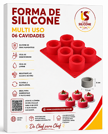MOLDE DE SILICONE PARA JARROS GESSO E SOBREMESAS