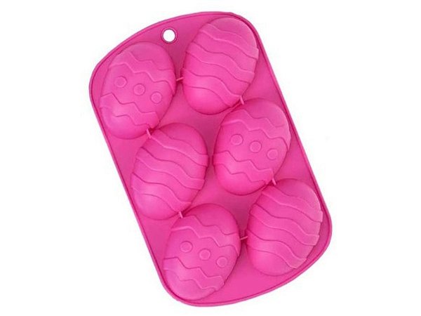 MOLDE DE SILICONE PARA OVOS DE PÁSCOA 07cm
