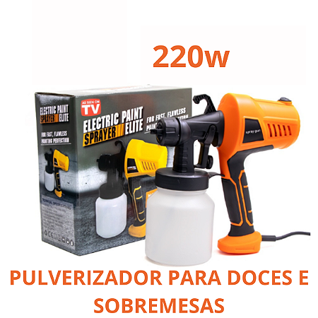 PULVERIZADOR PARA ACABAMENTO EM  DOCES E SOBREMESAS
