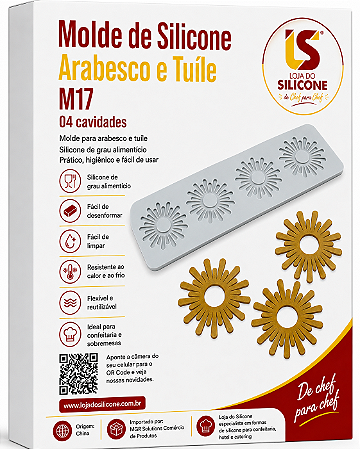 MOLDE DE SILICONE ARABESCO SOL