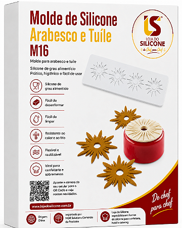 MOLDE DE SILICONE PARA ARABESCO STAR