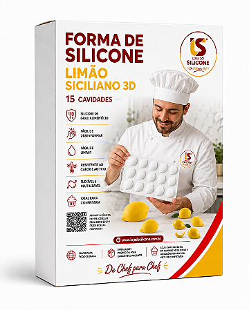 MOLDE DE SILICONE LIMÃO 15 CAVIDADES