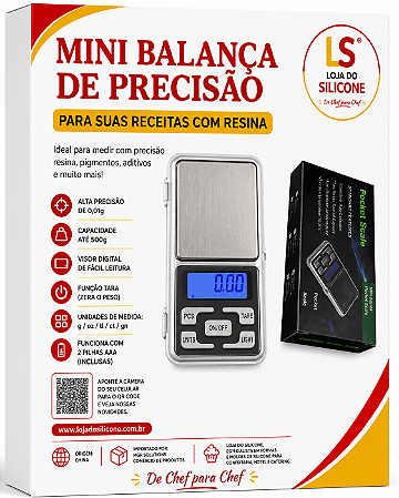 MINI BALANÇA DIGITAL DE ALTA PRESIÇÃO POCKET SCALE