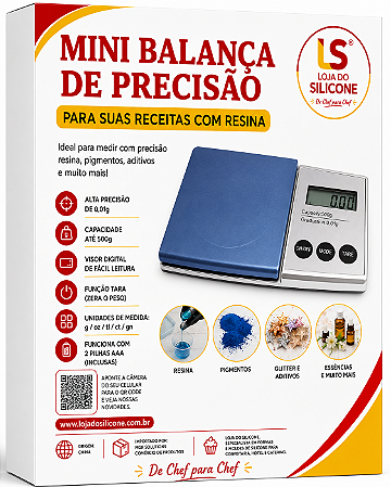 MINI BALANÇA DIGITAL ALTA PRECISÃO DIAMOND