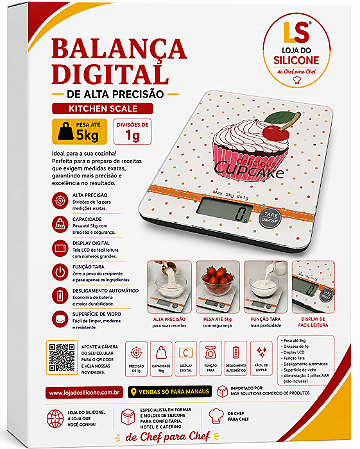 BALANÇA DIGITAL PARA COZINHA KITCHEN SCALE