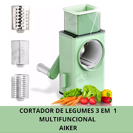 CORTADOR DE LEGUMES 3 EM 1  MULTIFUNCIONAL AIKER