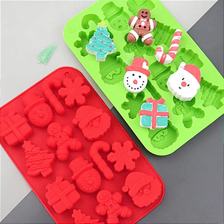 MOLDE DE SILICONE NATALINO 3D 14 CAVIDADES