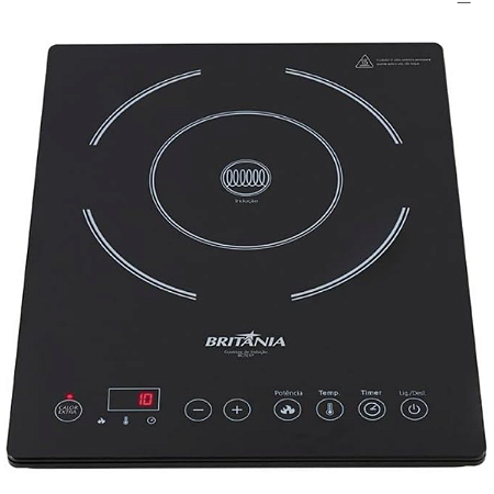 COOKTOP POR INDUÇÃO 110W BRITÂNIA 1 QUEIMADOR